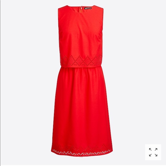 J. Crew Factory Dresses & Skirts - J.Crew Two-Tier Eyelet Dress